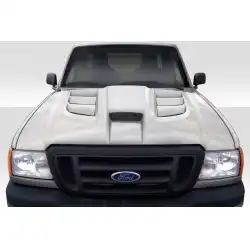 2004-2011 Ford Ranger Viper Look Hood - 1 Piece image - 1