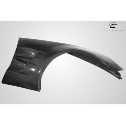 2005-2013 Chevrolet Corvette C6 Carbon Creations ZR1 Look Front Fenders - 2 Piece image - 2