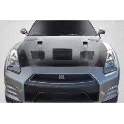2009-2016 Nissan GT-R R35 GT2 Hood - 1 Piece image - 1