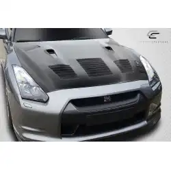 2009-2016 Nissan GT-R R35 GT2 Hood - 1 Piece image - 10