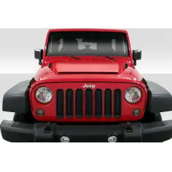 2007-2018 Jeep Wrangler Rage Hood - 1 Piece image - 1