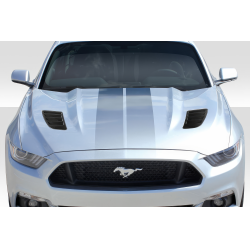 2015-2017 Ford Mustang Duraflex R-Spec Hood Vents - 2 Piece image - 1