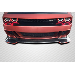 2008-2023 Dodge Challenger Carbon Creations Circuit Front Lip - 1 Piece image - 1