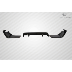2015-2023 Dodge Challenger Carbon Creations Circuit Rear Diffuser - 3 Piece image - 6