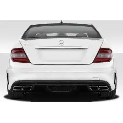 2012-2014 Mercedes C63 W204 4DR Sedan Black Series Look Rear Bumper - 1 Piece (S) image - 1