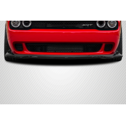 2008-2023 Dodge Challenger Carbon Creations Hellcat Look Front Lip - 1 Piece image - 1