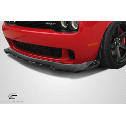 2008-2023 Dodge Challenger Carbon Creations Hellcat Look Front Lip - 1 Piece image - 2