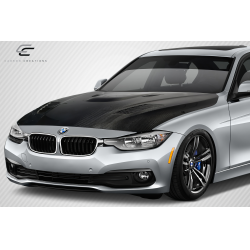 2012-2018 BMW 3 Series F30 / 2014-2020 4 Series F32 Carbon Creations DriTech Victory Hood - 1 Piece image - 2