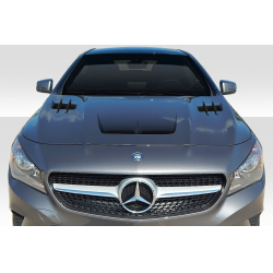 2014-2016 Mercedes CLA Class Duraflex Eros Version 1 Hood - 1 Piece image - 1