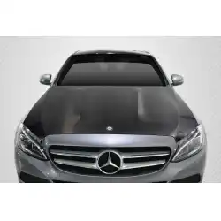2015-2021 Mercedes C Class W205 DriTech C63 Look Hood - 1 Piece image - 1