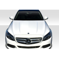 2015-2021 Mercedes C Class W205 Duraflex C63 Look Hood - 1 Piece image - 1