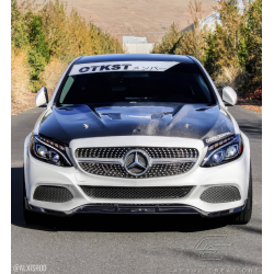 2015-2021 Mercedes C Class W205 Carbon Creations DriTech Black Series Look Hood - 1 Piece image - 3