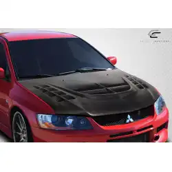 2003-2006 Mitsubishi Lancer Evolution 8 9 DriTech VT-X Hood - 1 Piece image - 2