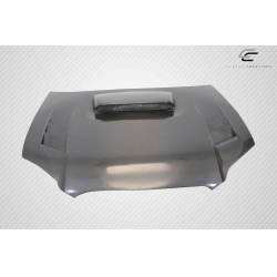 2004-2005 Subaru Impreza WRX STI Carbon Creations DriTech TS-1 Hood - 1 Piece image - 4