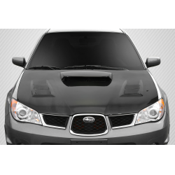 2006-2007 Subaru Impreza WRX STI Carbon Creations DriTech C-1 Hood - 1 Piece image - 1