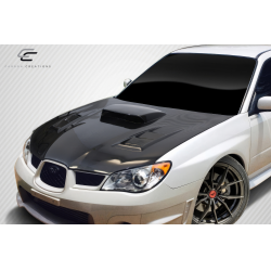 2006-2007 Subaru Impreza WRX STI Carbon Creations DriTech C-1 Hood - 1 Piece image - 2