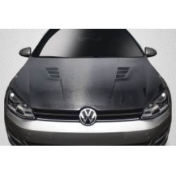 2010-2014 Volkswagen Golf GTI / Jetta Sportwagen Carbon Creations DriTech Regulator Hood - 1 Piece image - 1