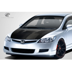 2006-2011 JDM Honda Civic 4DR Carbon Creations DriTech Supremo Hood - 1 Piece image - 2