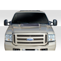 1999-2007 Ford Super Duty / 2000-2005 Ford Excursion Duraflex Raptor Look Hood - 1 Piece image - 1