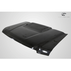 1999-2007 Ford Super Duty / 2000-2005 Ford Excursion Carbon Creations Raptor Look Hood - 1 Piece image - 8