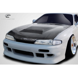 1995-1996 Nissan 240SX S14 Carbon Creations D-Spec Hood - 1 Piece image - 2
