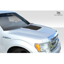 2009-2014 Ford F-150 Duraflex Raptor Look Hood - 1 Piece image - 3