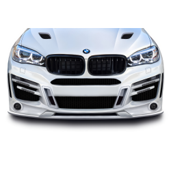 2015-2019 BMW X6 F16 / X6M F86 AF-1 Front Lip Splitter ( GFK ) - 1 Piece image - 1