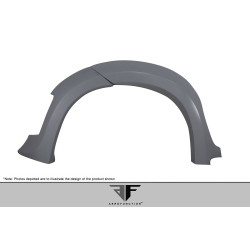 2015-2019 BMW X6 F16 / X6M F86 AF-1 Front Fender Flares ( PU-RIM ) - 4 Piece image - 3