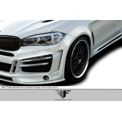 2015-2019 BMW X6 F16 / X6M F86 AF-1 Front Fender Flares ( PU-RIM ) - 4 Piece image - 2