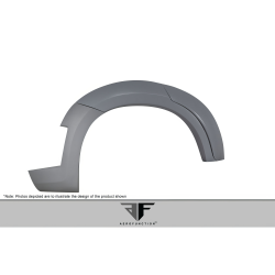 2015-2019 BMW X6 F16 / X6M F86 AF-1 Rear Fender Flares ( PU-RIM ) - 6 Piece image - 3