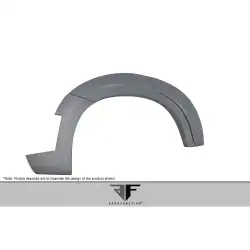 2015-2019 BMW X6 F16 / X6M F86 AF-1 Rear Fender Flares ( PU-RIM ) - 6 Piece (S) image - 3
