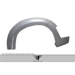 2015-2019 BMW X6 F16 / X6M F86 AF-1 Rear Fender Flares ( PU-RIM ) - 6 Piece (S) image - 4