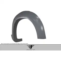 2015-2019 BMW X6 F16 / X6M F86 AF-1 Rear Fender Flares ( PU-RIM ) - 6 Piece (S) image - 6