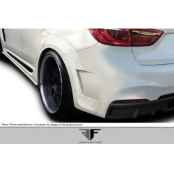 2015-2019 BMW X6 F16 / X6M F86 AF-1 Rear Fender Flares ( PU-RIM ) - 6 Piece image - 2