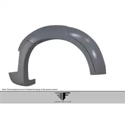 2015-2019 BMW X6 F16 / X6M F86 AF-1 Rear Fender Flares ( PU-RIM ) - 6 Piece (S) image - 7