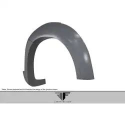 2015-2019 BMW X6 F16 / X6M F86 AF-1 Rear Fender Flares ( PU-RIM ) - 6 Piece (S) image - 9