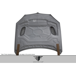 2015-2019 BMW X6 F16 / X6M F86 AF-1 Hood ( GFK ) - 1 Piece image - 3