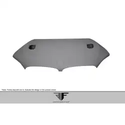 2015-2019 BMW X6 F16 / X6M F86 AF-1 Hood ( GFK ) - 1 Piece image - 4