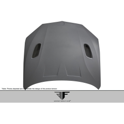 2015-2019 BMW X6 F16 / X6M F86 AF-1 Hood ( GFK ) - 1 Piece image - 4