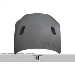 2015-2019 BMW X6 F16 / X6M F86 AF-1 Hood ( GFK ) - 1 Piece image - 8
