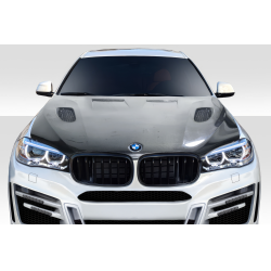 2015-2019 BMW X6 F16 / X6M F86 Carbon AF-1 Hood ( CFP ) - 1 Piece image - 1