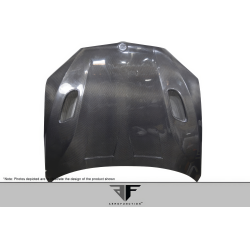 2015-2019 BMW X6 F16 / X6M F86 Carbon AF-1 Hood ( CFP ) - 1 Piece image - 5