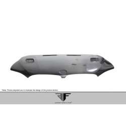 2015-2019 BMW X6 F16 / X6M F86 Carbon AF-1 Hood ( CFP ) - 1 Piece image - 6