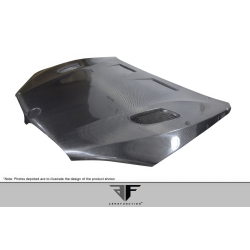 2015-2019 BMW X6 F16 / X6M F86 Carbon AF-1 Hood ( CFP ) - 1 Piece image - 7
