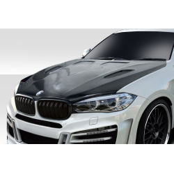 2015-2019 BMW X6 F16 / X6M F86 Carbon AF-1 Hood ( CFP ) - 1 Piece image - 2