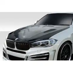 2015-2019 BMW X6 F16 / X6M F86 Carbon AF-1 Hood ( CFP ) - 1 Piece image - 7