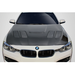 2012-2018 BMW 3 Series F30 / 2014-2020 4 Series F32 Carbon Creations GTR Hood - 1 Piece image - 1