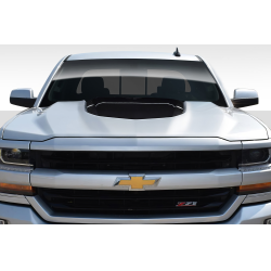 2016-2018 Chevrolet Silverado Duraflex ZL1 V2 Look Hood - 1 Piece image - 1