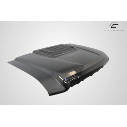 2008-2010 Ford Super Duty F250 F350 F450 Carbon Creations Raptor Look Hood - 1 Piece image - 3