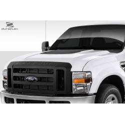 2008-2010 Ford Super Duty F250 F350 F450 Duraflex Raptor Look Hood - 1 Piece image - 3